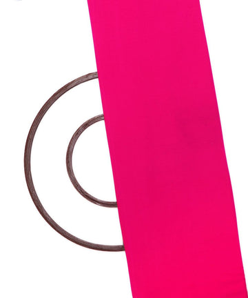 magenta plain crepe fabric 1